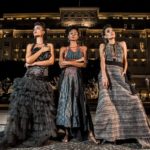 Modelos de cinza olhando para cima