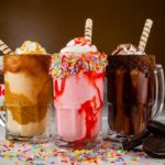 Três tipos de sorvetes