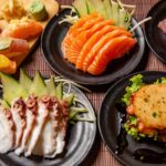 Pratos com frutos do mar